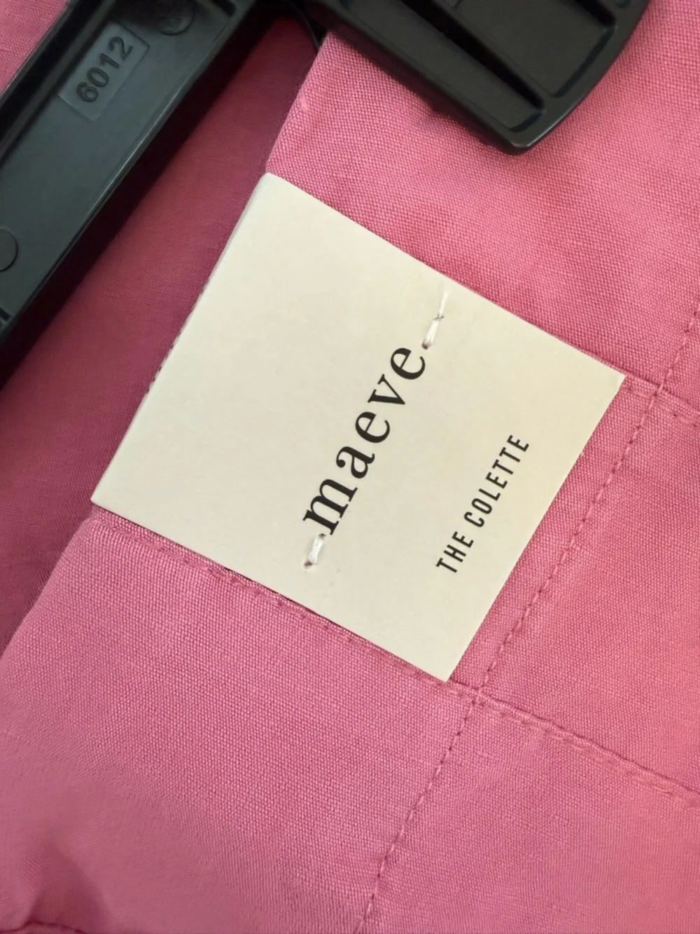 Anthropologie Pink Wide-Leg Cropped Pants with Heart Patch Pockets - Picture 4 of 4